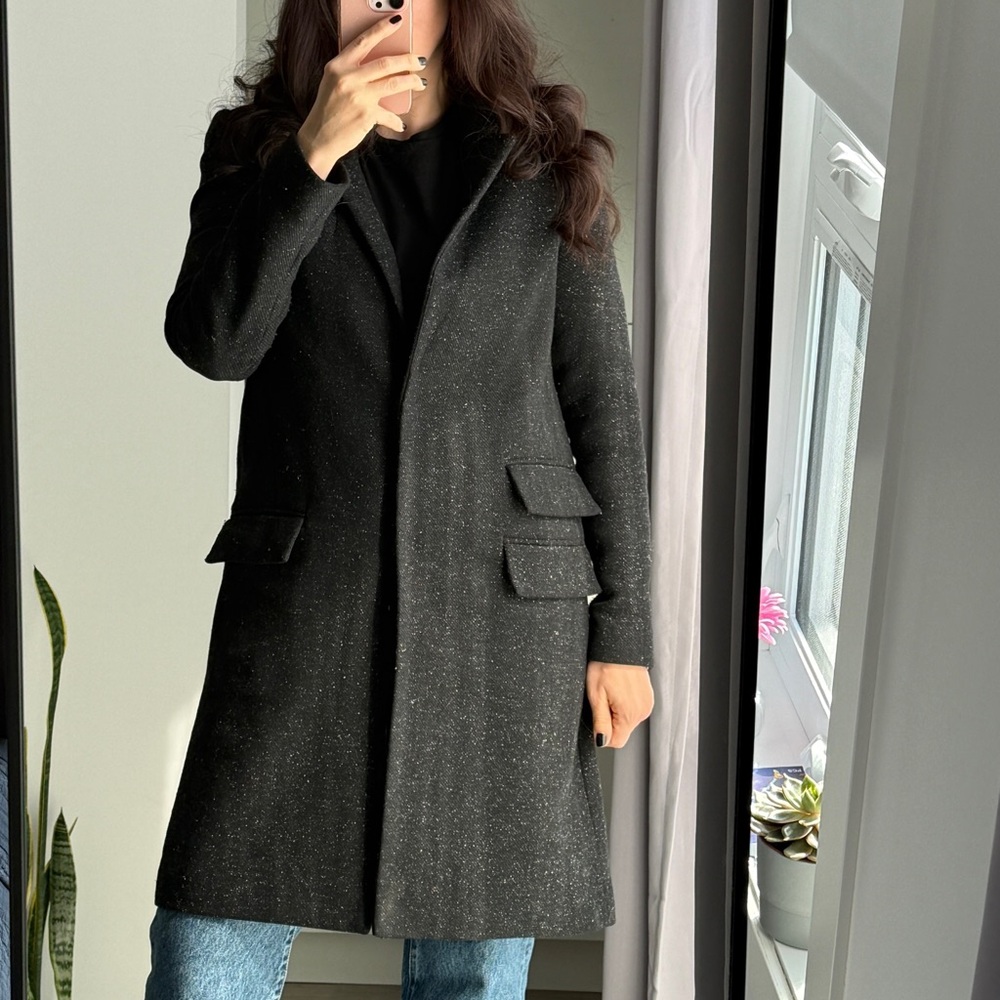 ASOS Black Speckled Coat